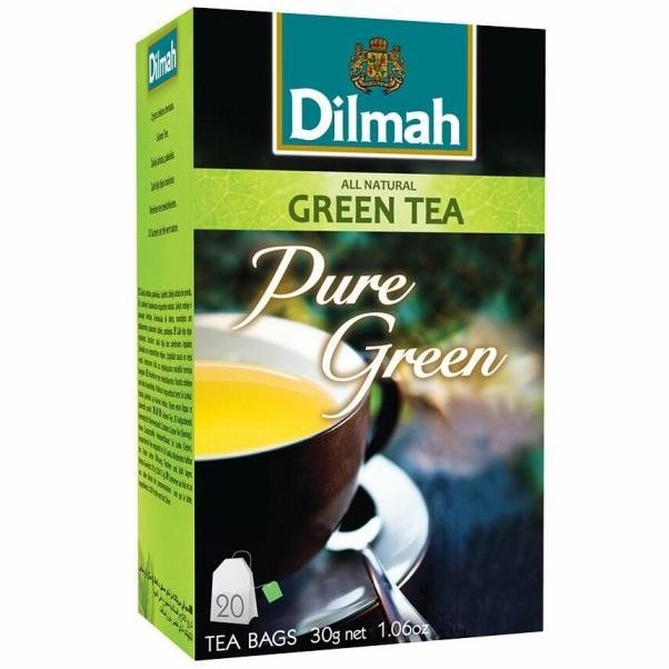 

Teh Dilmah Pure Green Tea (20 X 1,5Gr) | Tag Tbag | Teh Celup