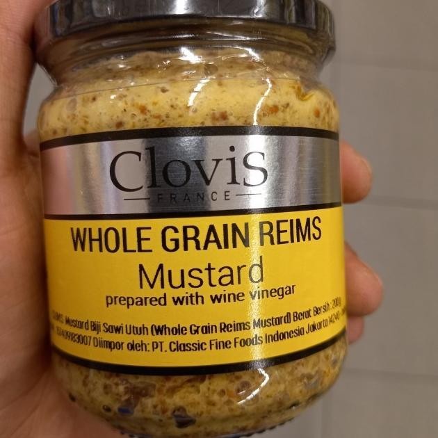 

Clovis Mustard Whole Grain 200Gr