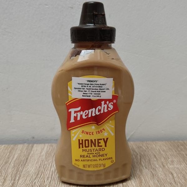 

French'S Honey Mustard 340Gr - Saus Mustard Madu Squeeze 12Oz