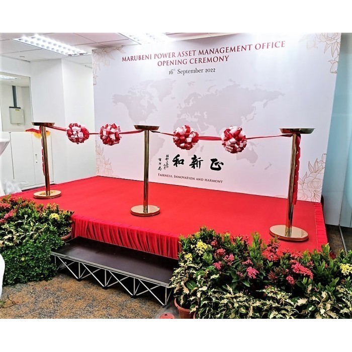 

Pita Peresmian Merah Kombinasi Set Gunting Potong Pita Kantor Barangbaru