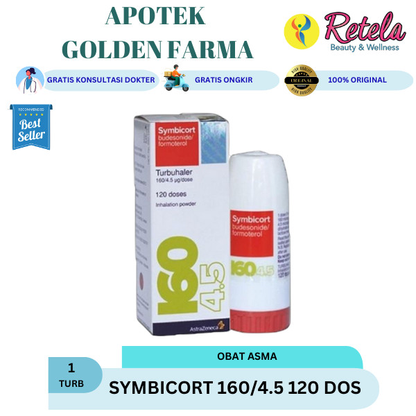 SYMBICORT TURBOHALER 160/4.5 120 DOS