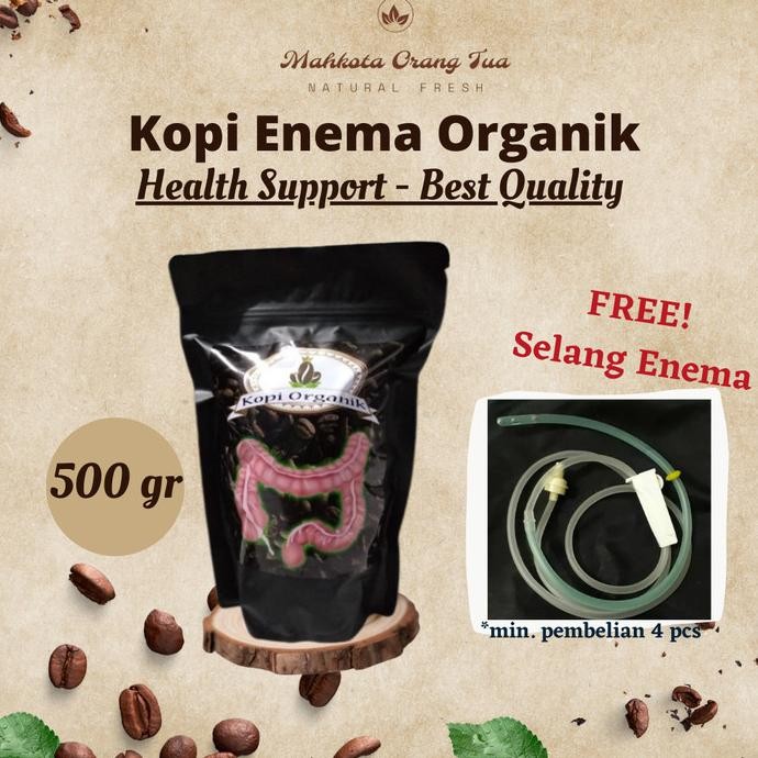 

Kopi Enema Bubuk Organik 500 Gram - Medium Roast