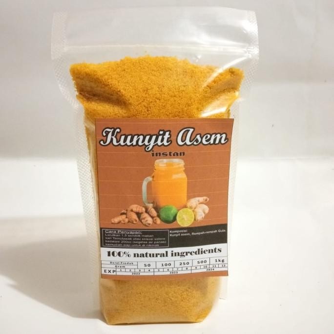 

*#*#*#*#] Kunir Asem / Kunyit Asam Instan / Turmeric and Tamarind drink 500 gram