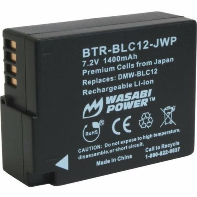 Wasabi Power For Panasonic Dmw Blc12 Blc12E Battery Kit With Charger