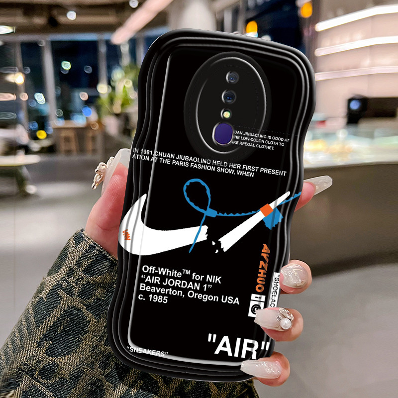 Casing Hp Untuk OPPO F11 A9 2019 A9x F11 Pro Case Casing Kesing alur rusak Softcase gelombang transp