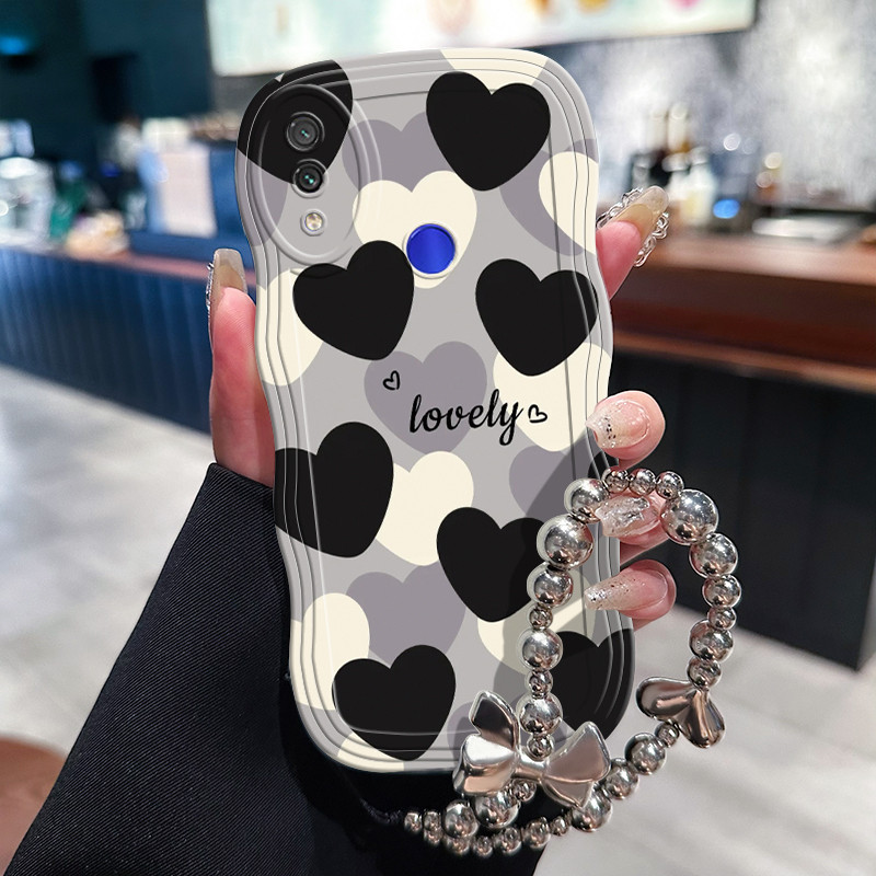 Casing Hp Untuk Xiaomi Redmi Note 7 Note 7s Note 7 Pro Case HP Casing pola cinta Kesing Anti Drop ra