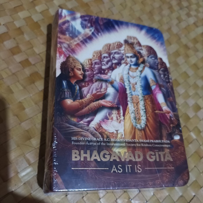 Kualitas terbaik] Bhagavad-gita As It Is English small HC