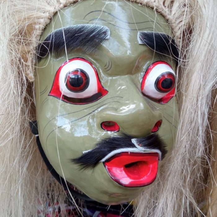 Silahkan Order] topeng penari jauk wajah manusia