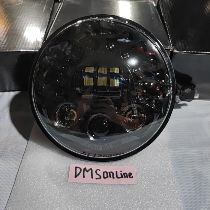 Lampu Daymaker 7 inch Motor Mobil, Daymaker 7 inch Led 4 Mata + Senja