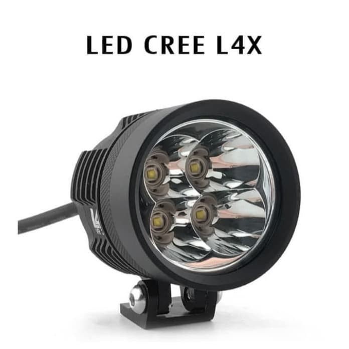 Lampu LED cree sorot tembak L4X 4 mata 40 watt motor mobil