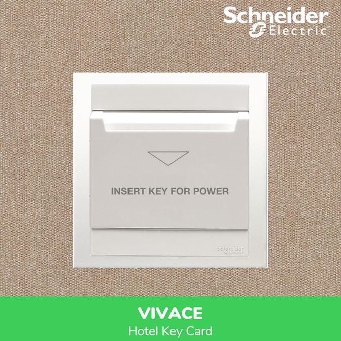 Schneider Saklar Hotel Key Card Switch Vivace - Kb31Ekt