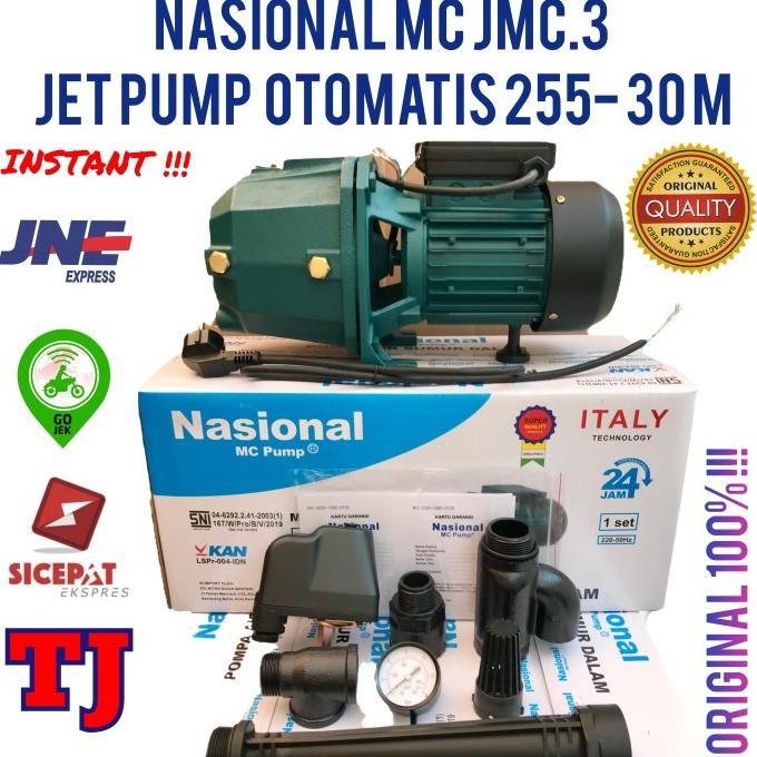 pompa air listrik jet pump nasional 255