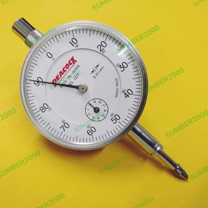 

newgan!! DIAL INDICATOR PEACOCK TYPE 107 RANGE 10MM/0.01MM MADE IN JAPAN