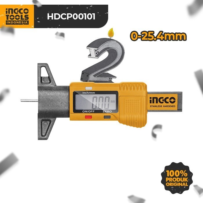 

newgan!! (New) Digital Tread Depth Gauge INGCO HDCP00101 Alat Ukur Ketebalan