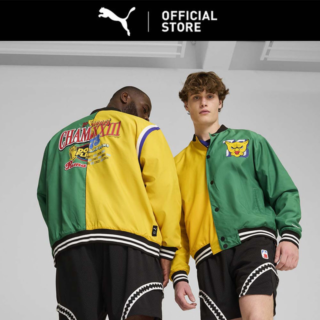 PUMA Jaket Basket Pria Crowd Craze