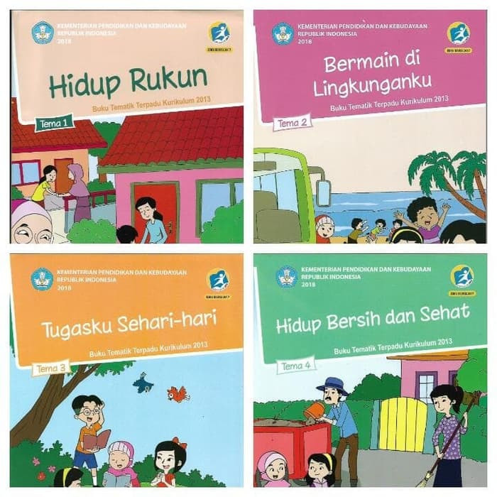 

BUKU TEMATIK SD KELAS 2 tema 1,2,3,4 PAKET HEMAT SEMESTER 1