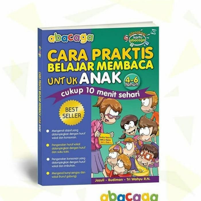 

Abacaga;Cara Praktis Belajar Membaca untuk Anak