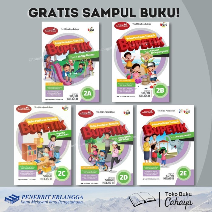 

Buku PENILAIAN TEMATIK BUPETIK KLS 2A, 2B, 2C, 2D, 2E, 2F, 2G. 2H K13N