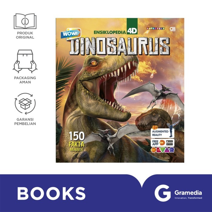 

Wow! Ensiklopedia 4D: Dinosaurus