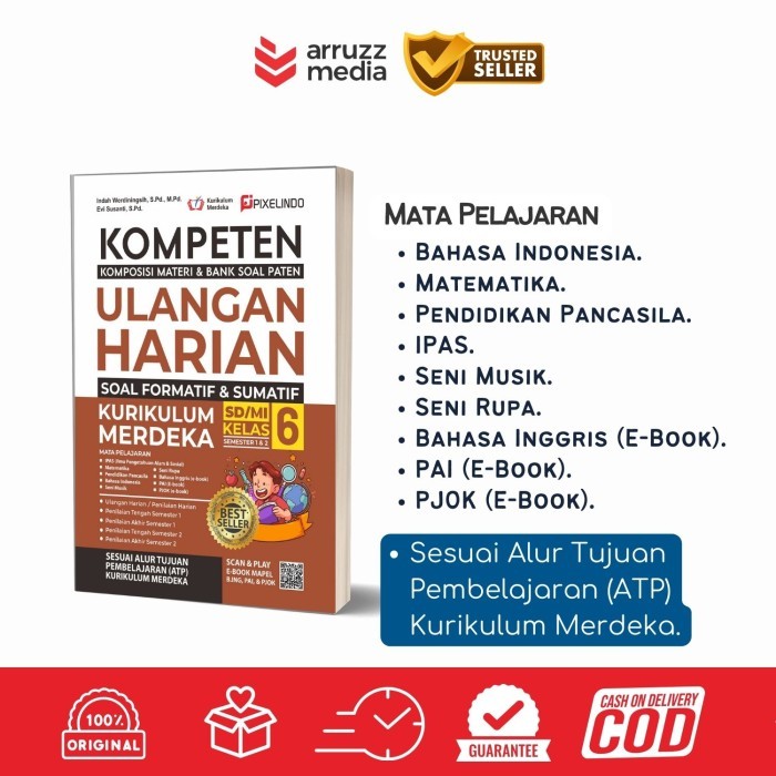 

Buku Kompeten Ulangan Harian Kurikulum Merdeka Kelas 6 SD/MI