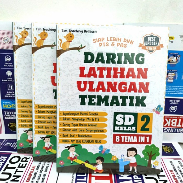 

BUKU DARING LATIHAN ULANGAN TEMATIK KELAS 2 SD (8 TEMA IN 1)
