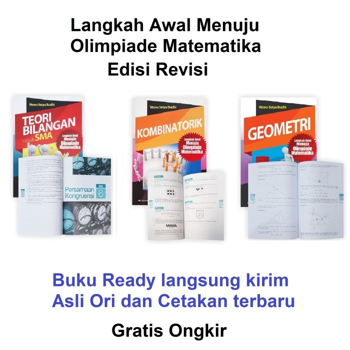 

Buku Langkah Awal Menuju Olimpiade Matematika SMA Wono Setya Erlangga