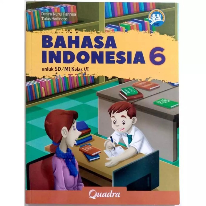 

bahasa Indonesia kelas 6 SD penerbit Quadra