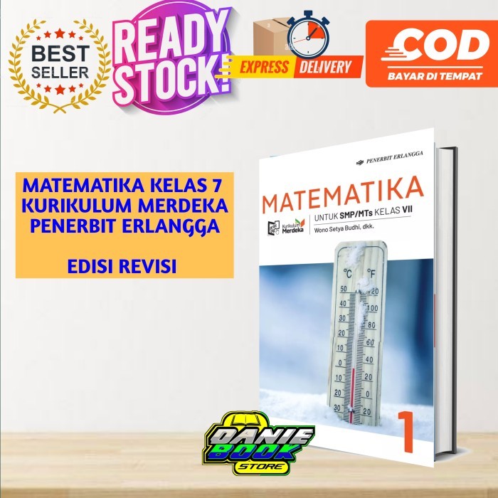 

BUKU MATEMATIKA KELAS 7 SMP KURIKULUM MERDEKA PENERBIT ERLANGGA