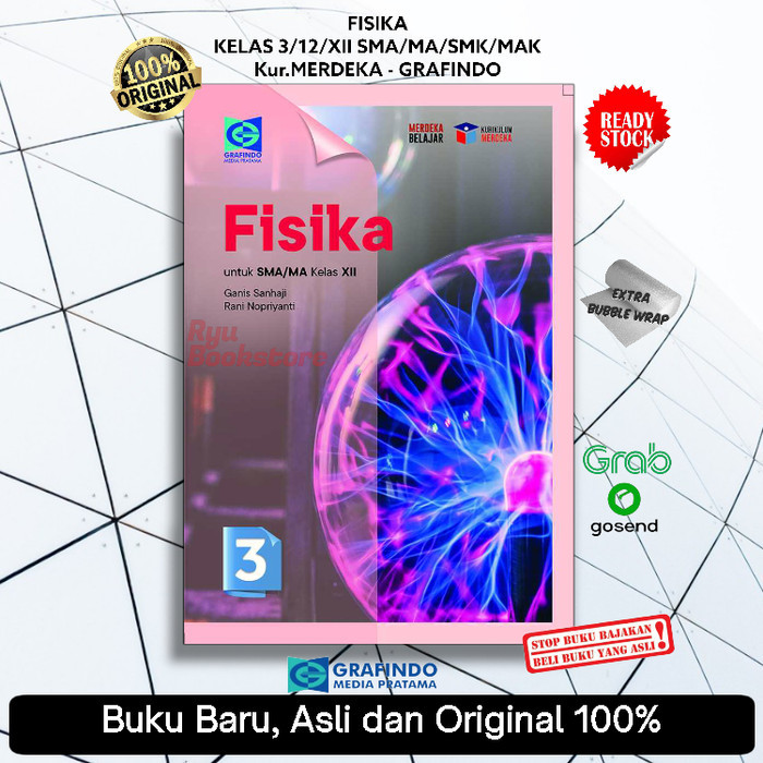 

Original Buku Fisika Kls.3/12 SMA/MA Kur.Merdeka Grafindo