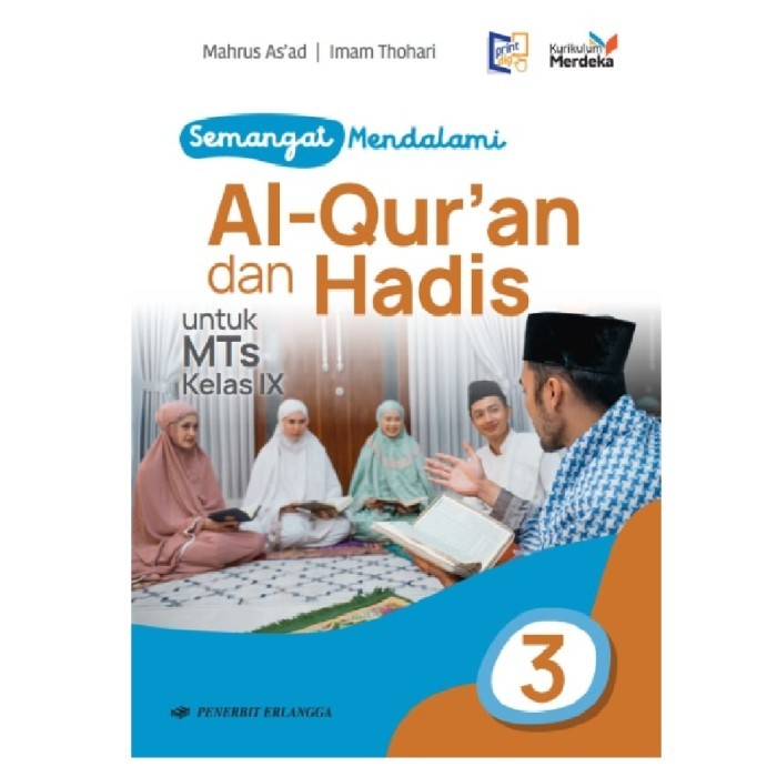 

Semangat Mendalami Alquran dan Hadis Mts 7 8 9 Erlangga Kelas VII VII IX Kurikulum Merdeka