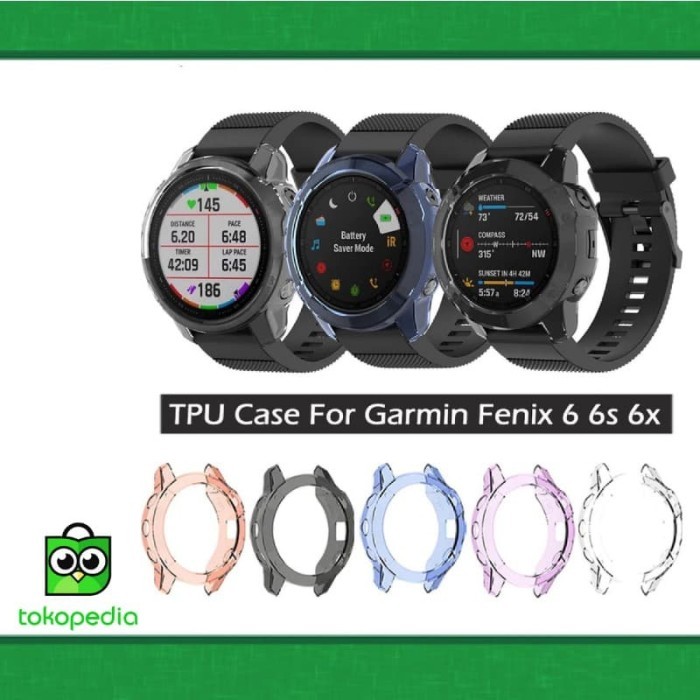 Bumper Casing Protector Case Garmin Fenix 6 6S 6X Pelindung Jam Tangan