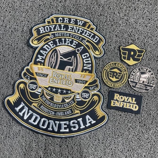 

%$%$%$%$] Backpatch Punggung royal enfie,Patch besar,EMBLEM besar,EMBLEM bordir