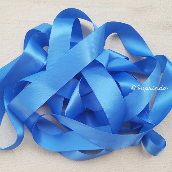 

Per Roll Besar/100 Yard Pita Satin Import/ Double Faced Satin 25Mm Terbaik