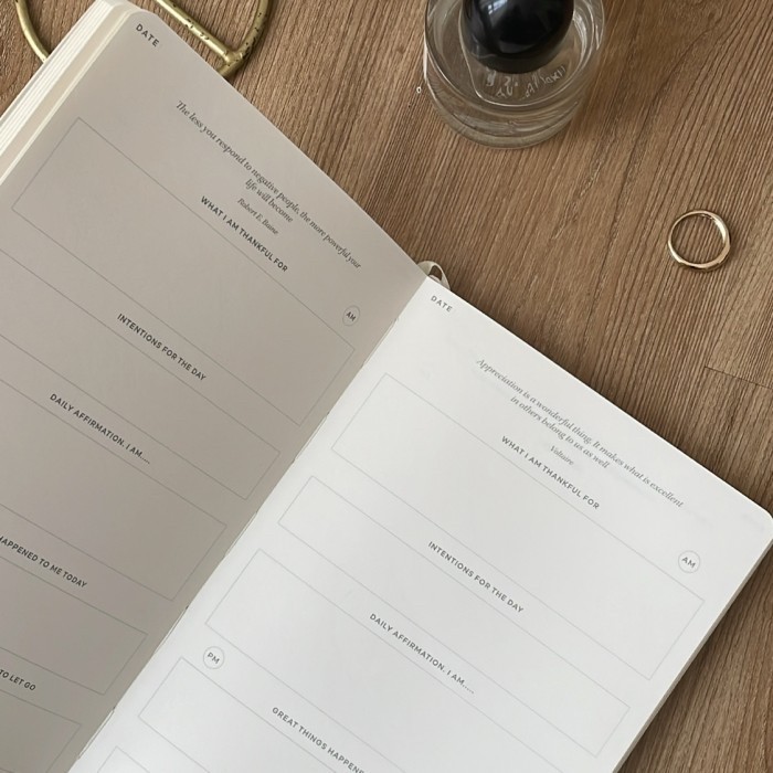 

Gratitude Journal Leather