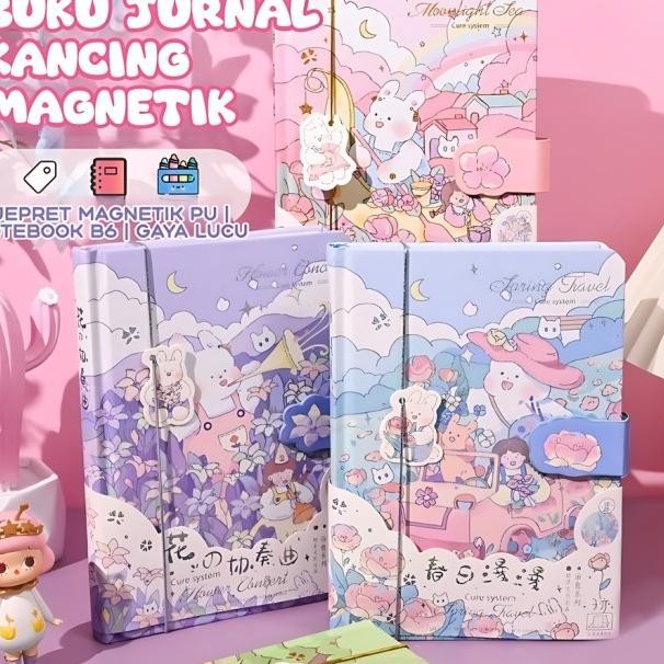 

Notebook Rabbit Cute / Buku Catatan Jurnal Diary / Buku Tulis Kter