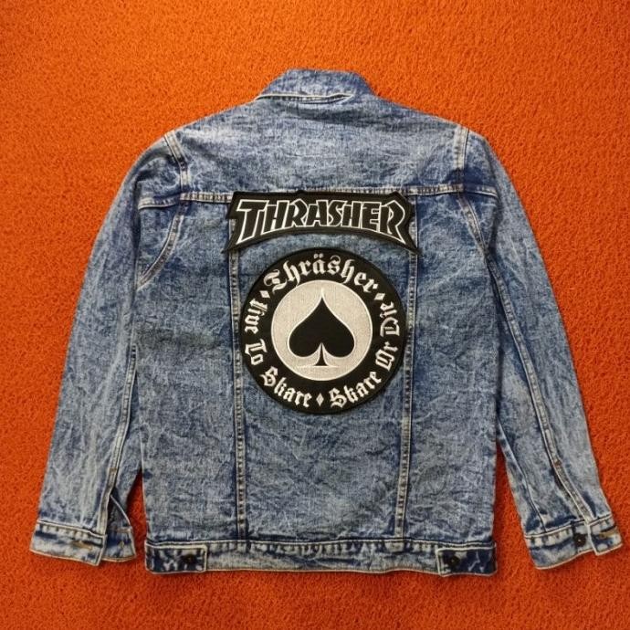

Termantab] PAKET 2PCS PATCH BESAR/Backpatch bordir Thrasher 1 Set Best Quality