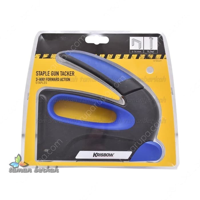 KRISBOW STAPLER TACKER   FORWARD ACTION 3 WAY STAPLE GUN TACKER