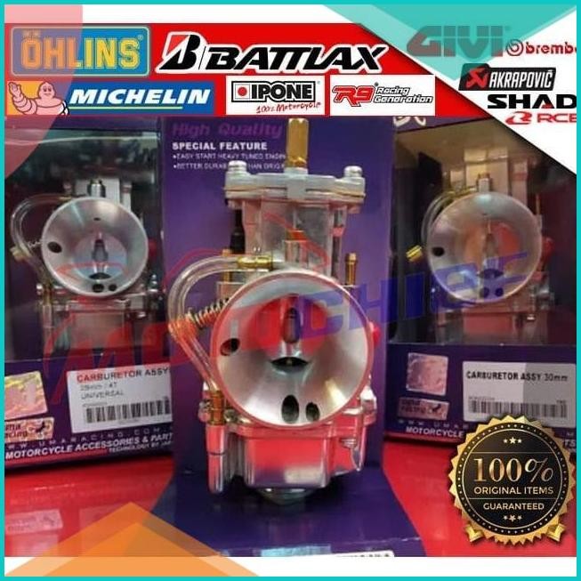 KARBURATOR CARBURATOR KARBU UMA RACING PWK 28 V2 ASSY 28MM ORIGINAL 1