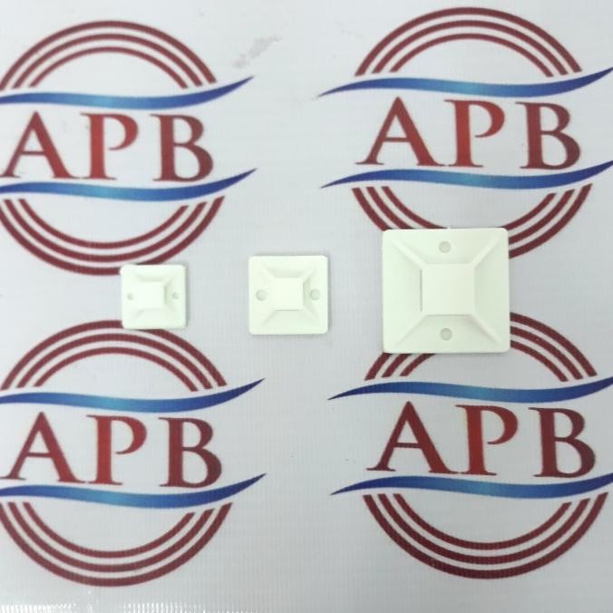 

populer] Pengait / pengikat Kabel ties /Cable Tie Mount 20 x 20