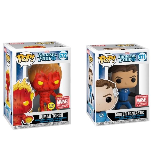 FUNKO POP Funko Exclusive Marvel Collector Corps - Marvel Fantastic Four Box