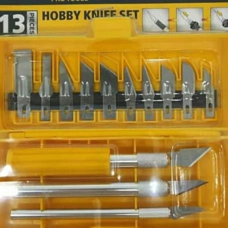 

Pisau Ukir Pahat Set 13 Cutter Cutting R Craft Hotak Hobby Knife