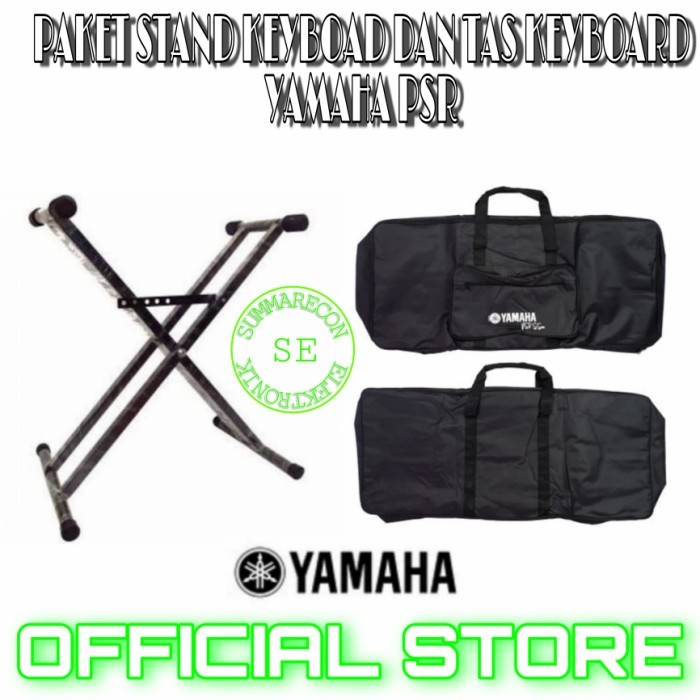 adaya keyboard yamaha psr paket stand keyboard tas keyboard psr