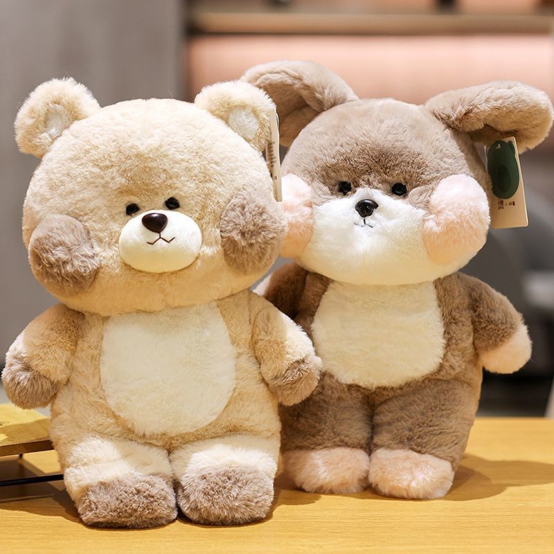 Boneka Kelinci Lembut Lucu Pink