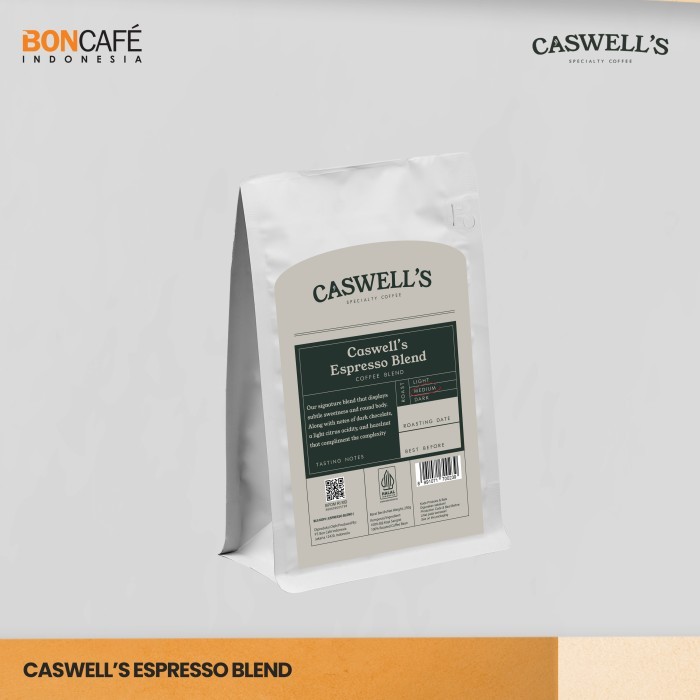 

Caswells Espresso Blend 250 Gram / House Blend Coffee / Kopi / Arabica Barangbaru