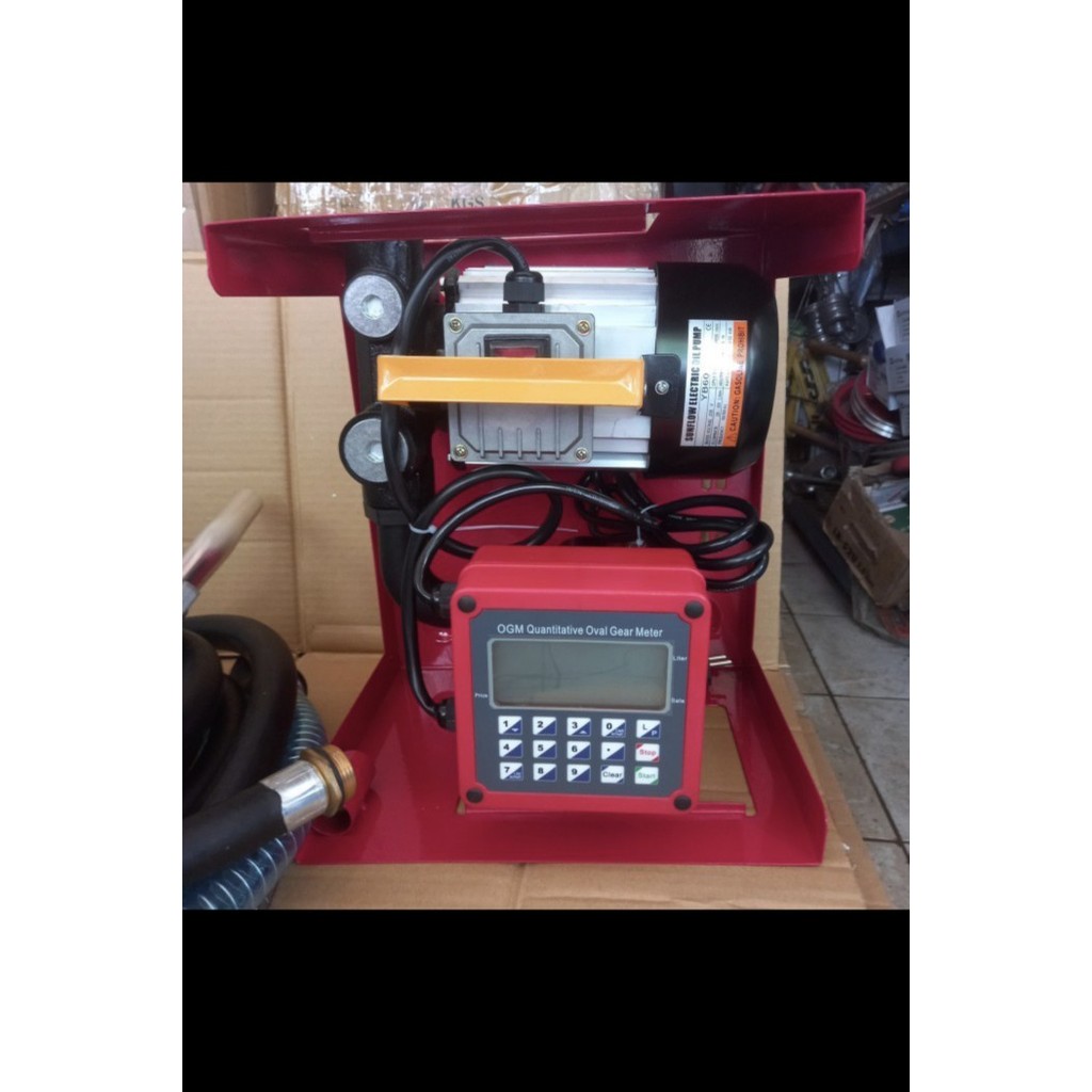 

newgan!! Pompa Transfer BBM FlowMeter digital fuel pump dispenser solar/minyak