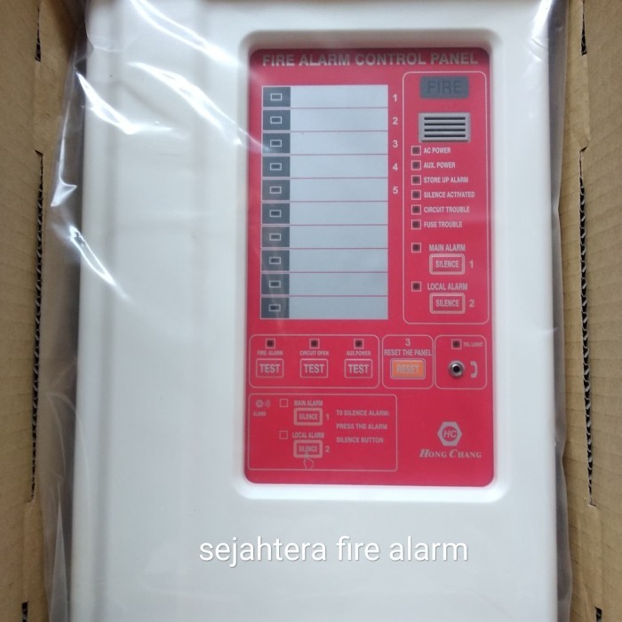 Terlaris Panel Alarm 5 Zone Merek Hong Chang/Hc Plastik