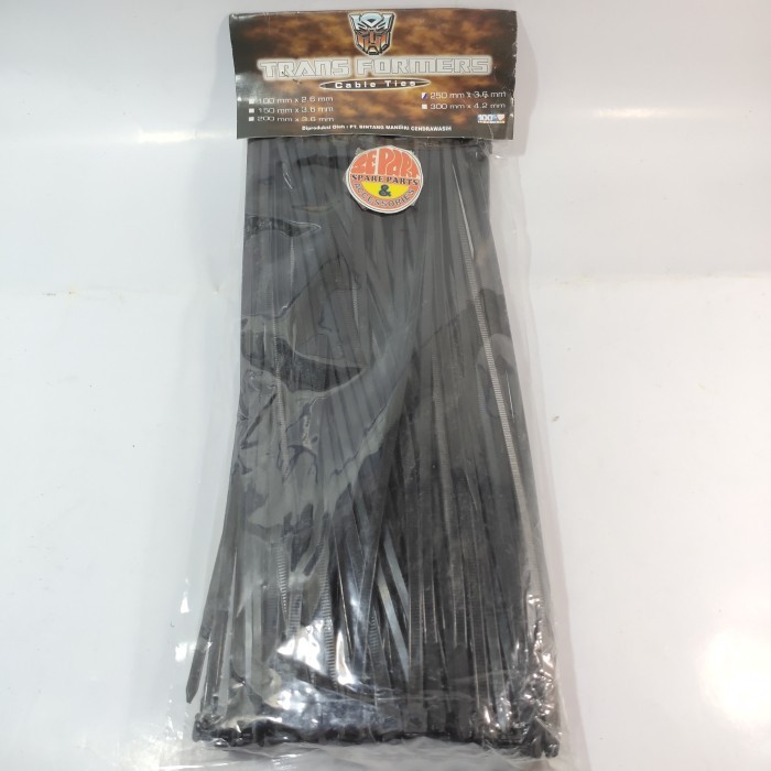 

Kabel Ties 250Mm X 3.6Mm Isi 100Pc Insulok Tali Ripet Barang Langka