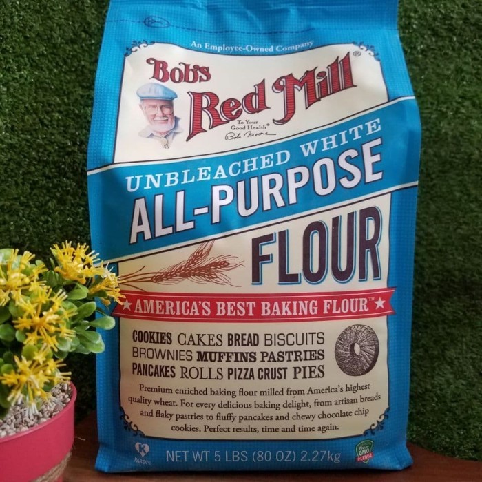 

Bob'S Red Mill Unbleached White All Purpose Flour 2.27Kg New