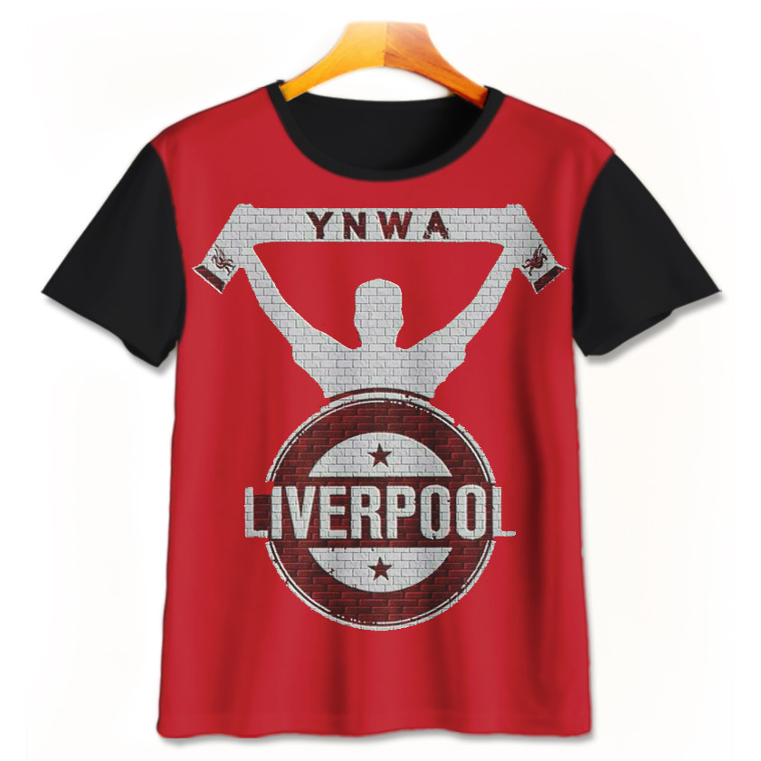 Baju Kaos Anak Bola - Kaos Bola 3D Lucu - Kaos Printing Bola Liverpool Liverpool-4-designWD Limited 