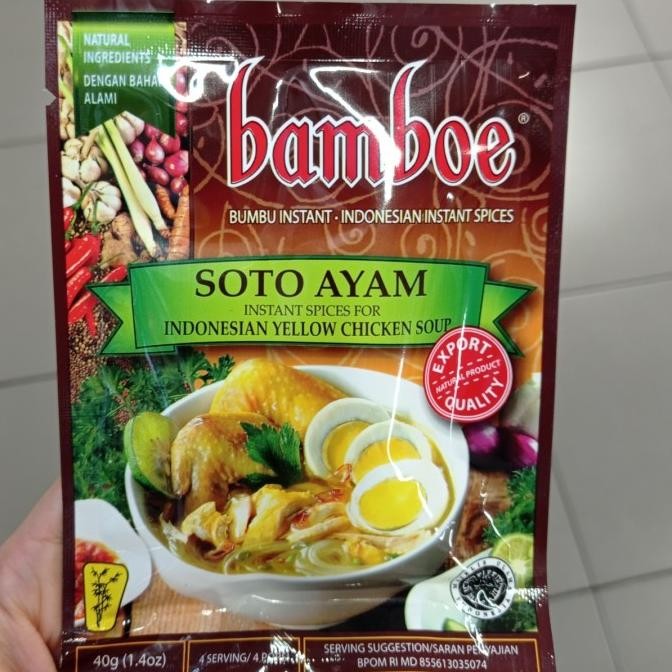 

Ready stock] bamboe soto ayam 40gr